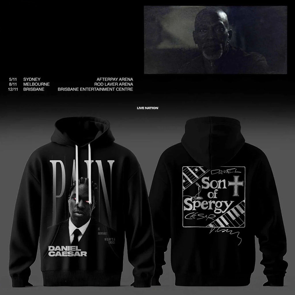 Daniel Caesar Son Of Spergy Tour 2026 Hoodie Black Daniel Caesar Merch Music Lovers Gifts - Merchluma
