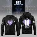 BTS World Tour 2026 Hoodie Black BTS Merch Kpop Fan Gear Best Gifts For Friends - Merchluma