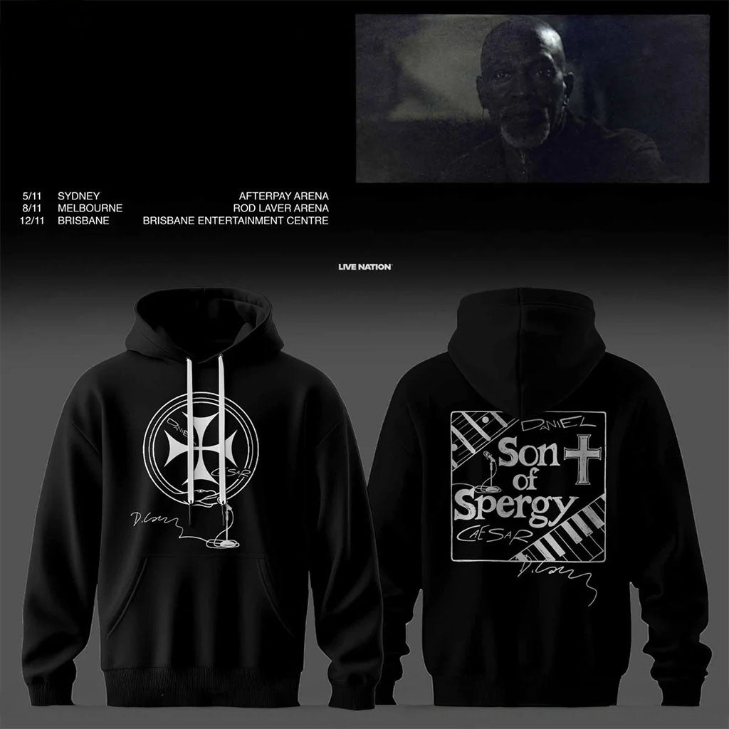 Daniel Caesar Merch Son Of Spergy Tour 2026 Black Hoodie Gift For Concert Lover - Merchluma