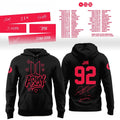 BTS #92 Jin World Tour Hoodie Black BTS Army Merch Gifts For Kpop Fans - Merchluma