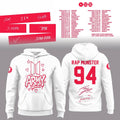 BTS #94 Rap Monster World Tour Hoodie White BTS Army Merch Gifts For Kpop Lovers - Merchluma