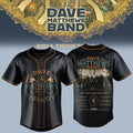 Dave Matthews Band Fall Tour 2026 Collection Baseball Jersey Dave Matthews Merch Black - Merchluma