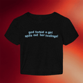 Fearless Records Merch Lolo Glitter Title Baby Tee Birthday Ideas For Girlfriend - Merchluma