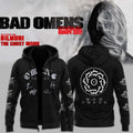 Bad Omens Merch 2026 Bad Omens Do You Feel Love Signed Zip Hoodie Cool Gift For Band Fans - Merchluma