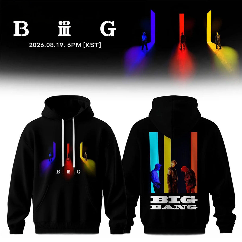 BigBang Merch BigBang 20th Anniversary World Tour 26 27 Hoodie Kpop Merch Store - Merchluma