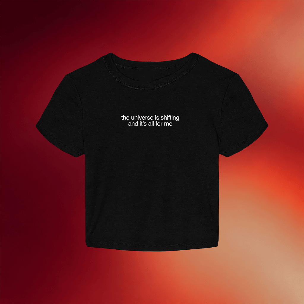 Maisie Peters Merch 2026 Universe Is Shifting Lyric Baby Tee Maisie Peters T-Shirt Gift For Her - Merchluma