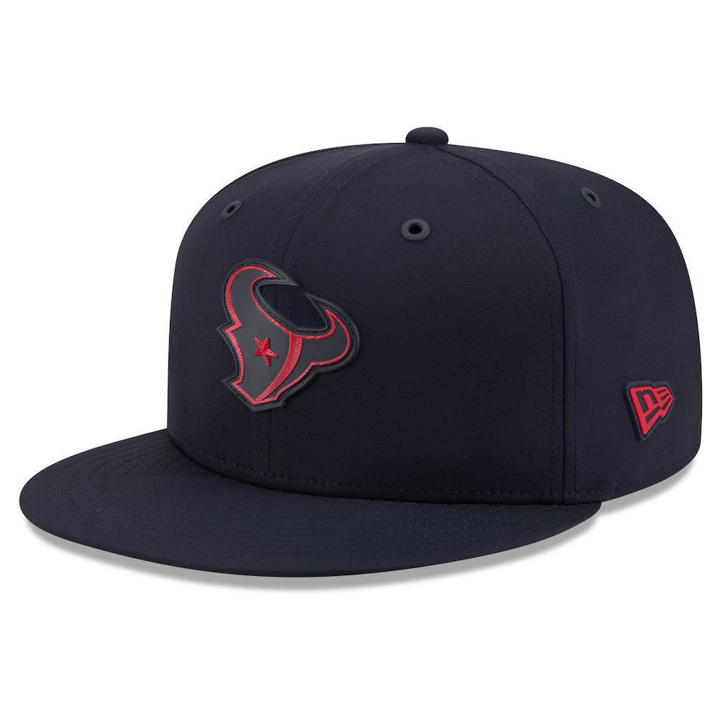 Houston Texans Merch 2026 Houston Texans Sideline Snapback Hat Navy Gifts For Football Lovers - Merchluma