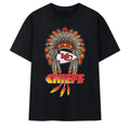Kansas City Chiefs Native Headdress Arrowhead Logo T-Shirt KC Chiefs Merch Gifts For Fans - Merchluma