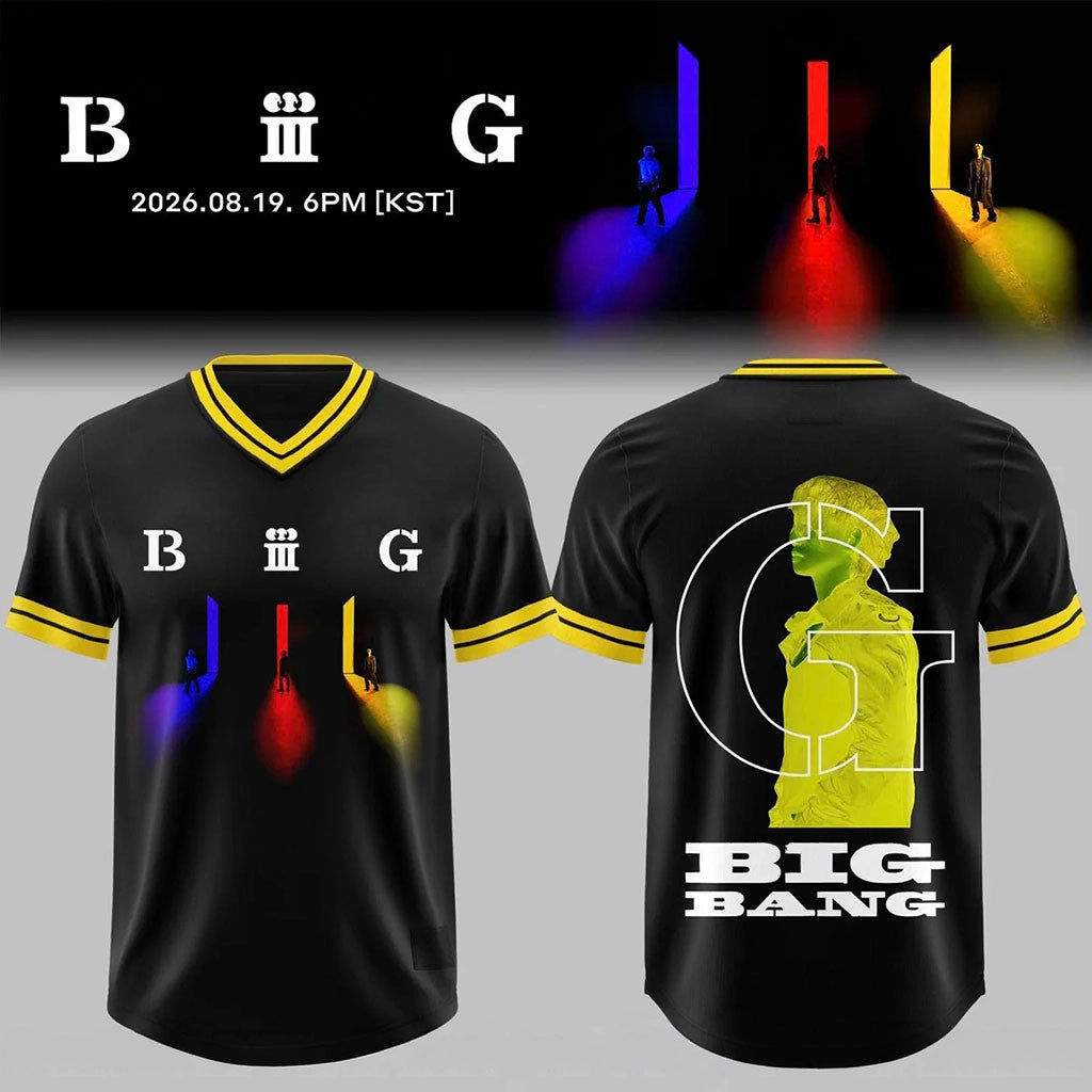 BigBang Merch 2026 BigBang 20th Anniversary World Tour 26 27 Jersey Shirt Concert Outfits - Merchluma