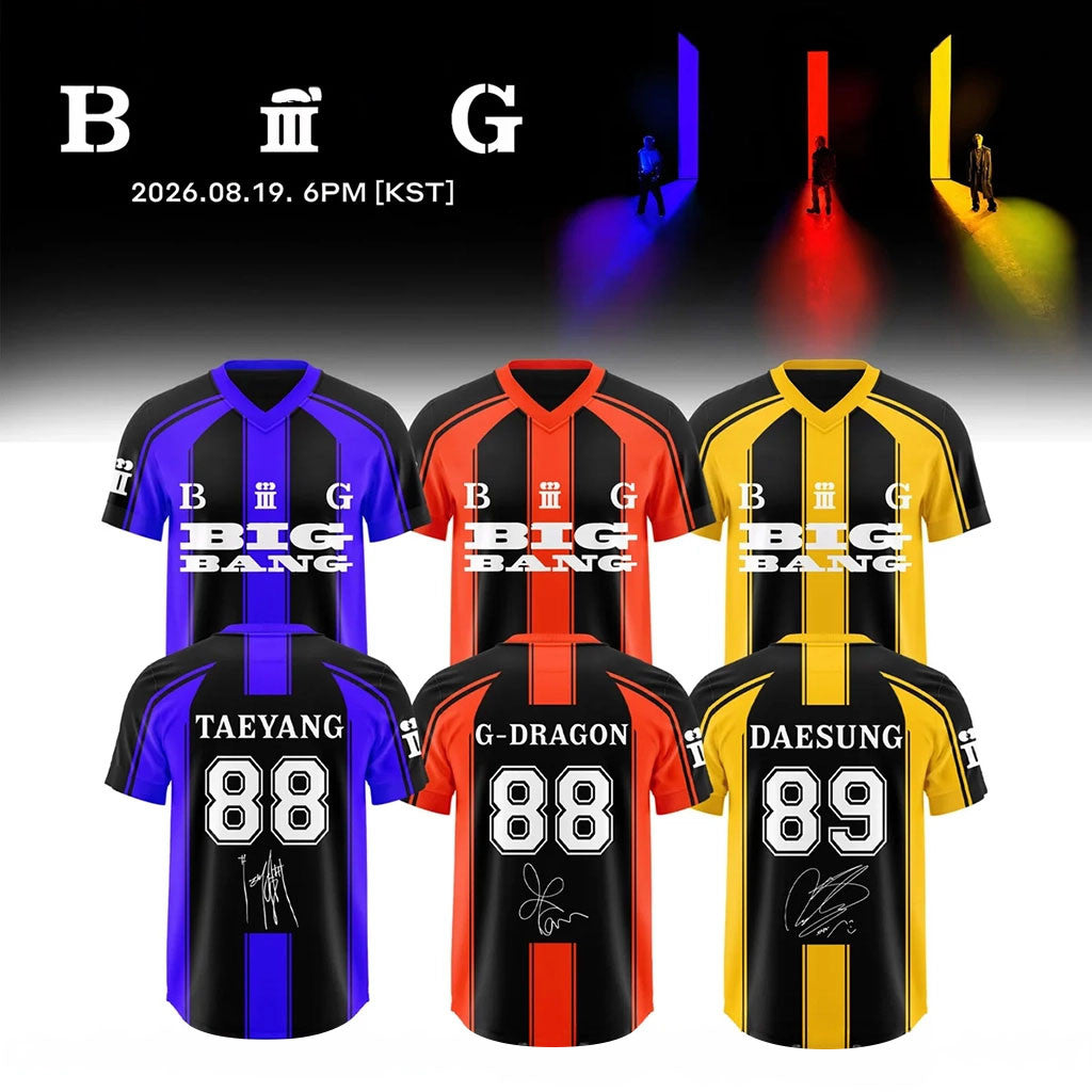 BigBang Merch 2026 BigBang 20th Anniversary World Tour 26 27 Jersey Signed Kpop Gear Gifts - Merchluma