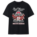 Buckeyes Merch Real Women Love Football Smart Women Love Ohio State Buckeyes T-Shirt - Merchluma