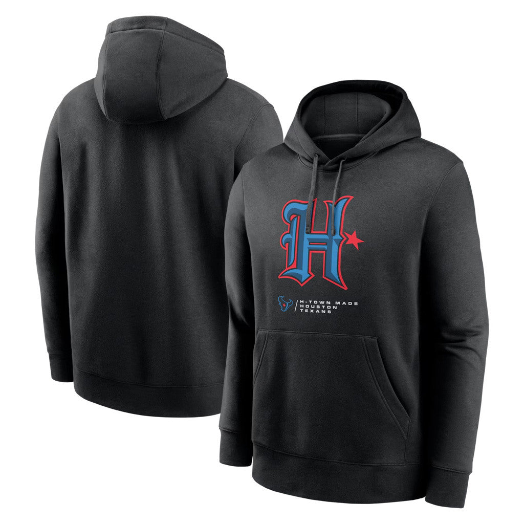Houston Texans Merch 2026 Houston Texans H-Town Club Hoodie Cool Gifts For Football Fans - Merchluma