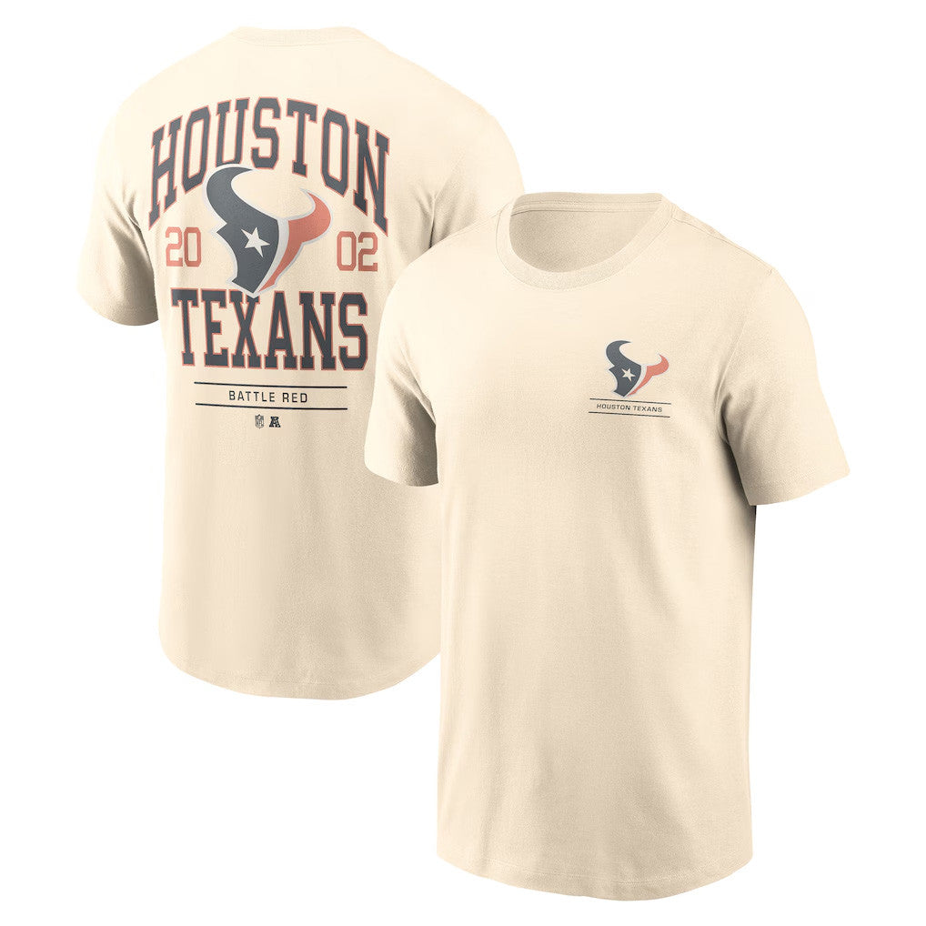 Houston Texans Merch 2026 Houston Texans Battle Red T-Shirt Game Day Shirt Football Themed Gift - Merchluma