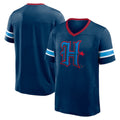 Houston Texans Merch 2026 Houston Texans Fanatics Redzone Hashmark V-Neck Jersey Fan Gifts - Merchluma