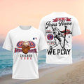 Chicago Cubs It's In Jesus Name We Play Shirt Cubs Merch Gifts For Baseball Lovers - Merchluma
