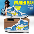 Personalized Benson Boone Merch 2026 BB Wanted Man Sneakers Cool Gifts For Music Lovers - Merchluma