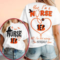 Cincinnati Bengals Yes I'm A Nurse Halloween Witch Hat Shirt Bengals Merch Football Fan Gear - Merchluma