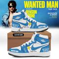 Personalized Benson Boone Tour Merch 2026 Wanted Man Shoes Sneakers Present For Music Lovers - Merchluma