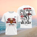 Cincinnati Reds It's In Jesus Name We Play Shirt Reds Merch Best Gifts For Baseball Lovers - Merchluma