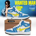 Personalized Benson Boone Wanted Man Sneakers Benson Boone Merch 2026 Best Gift For Fans - Merchluma