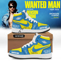 Personalized Benson Boone Wanted Man Sneakers Benson Boone Merch 2026 Gift For Music Lovers - Merchluma