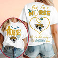 Jacksonville Jaguars Yes I'm A Nurse Halloween Shirt Jaguars Merch Best Gifts For Football Fans - Merchluma