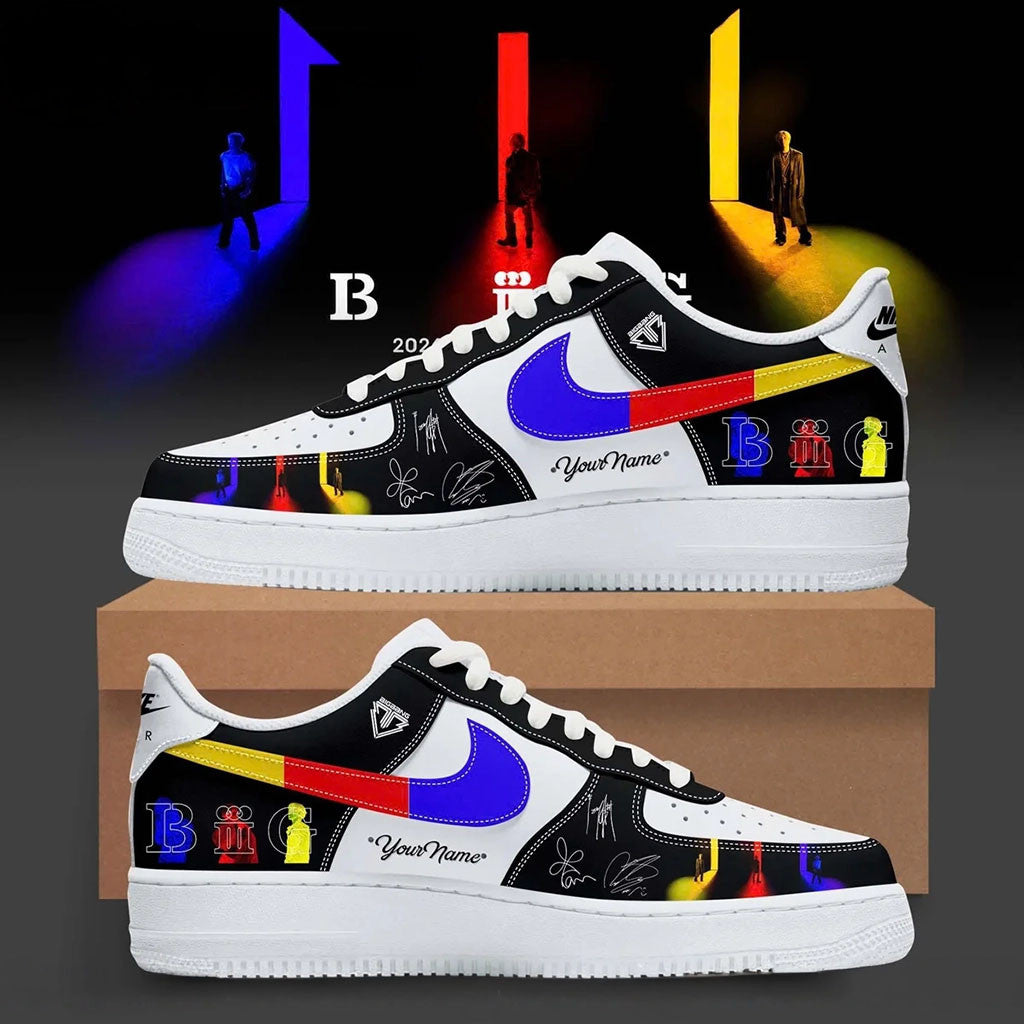 Custom BigBang 20th Anniversary World Tour 26 27 Shoes Sneakers BigBang Tour Merch Kpop Gear - Merchluma