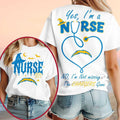 Los Angeles Chargers Yes I'm A Nurse Halloween Shirt Chargers Merch Football Fan Gift Ideas - Merchluma