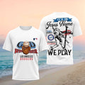 Los Angeles Dodgers It's In Jesus Name We Play Shirt Dodgers Merch Best Gifts For Baseball Fans - Merchluma