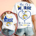 Los Angeles Rams Yes I'm A Nurse Halloween Shirt Rams Merch Gift Ideas For Football Lovers - Merchluma