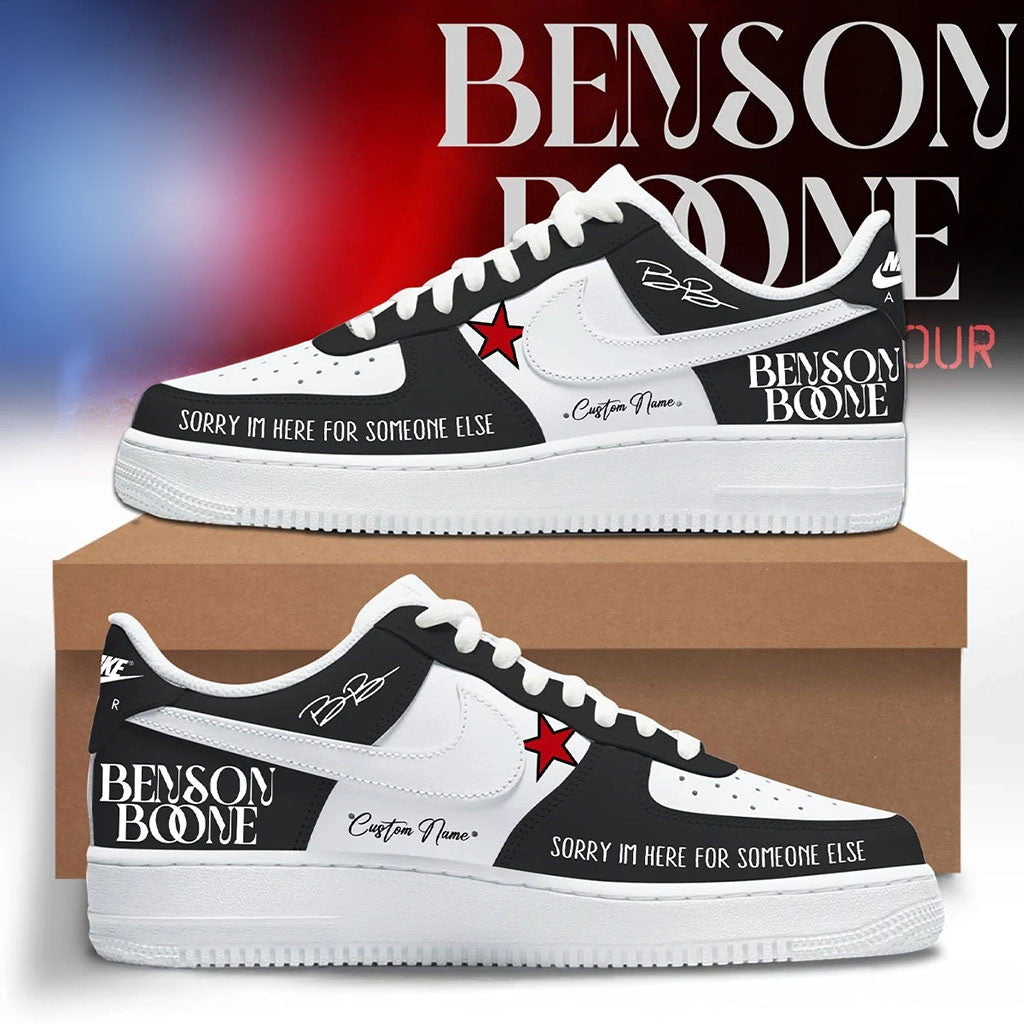 Personalized Benson Boone American Heart Tour Shoes Sneakers Benson Boone Merch Fan Gifts - Merchluma