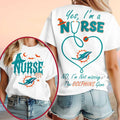 Miami Dolphins Yes I'm A Nurse Halloween Shirt Dolphins Merch Gift Ideas For Football Lovers - Merchluma