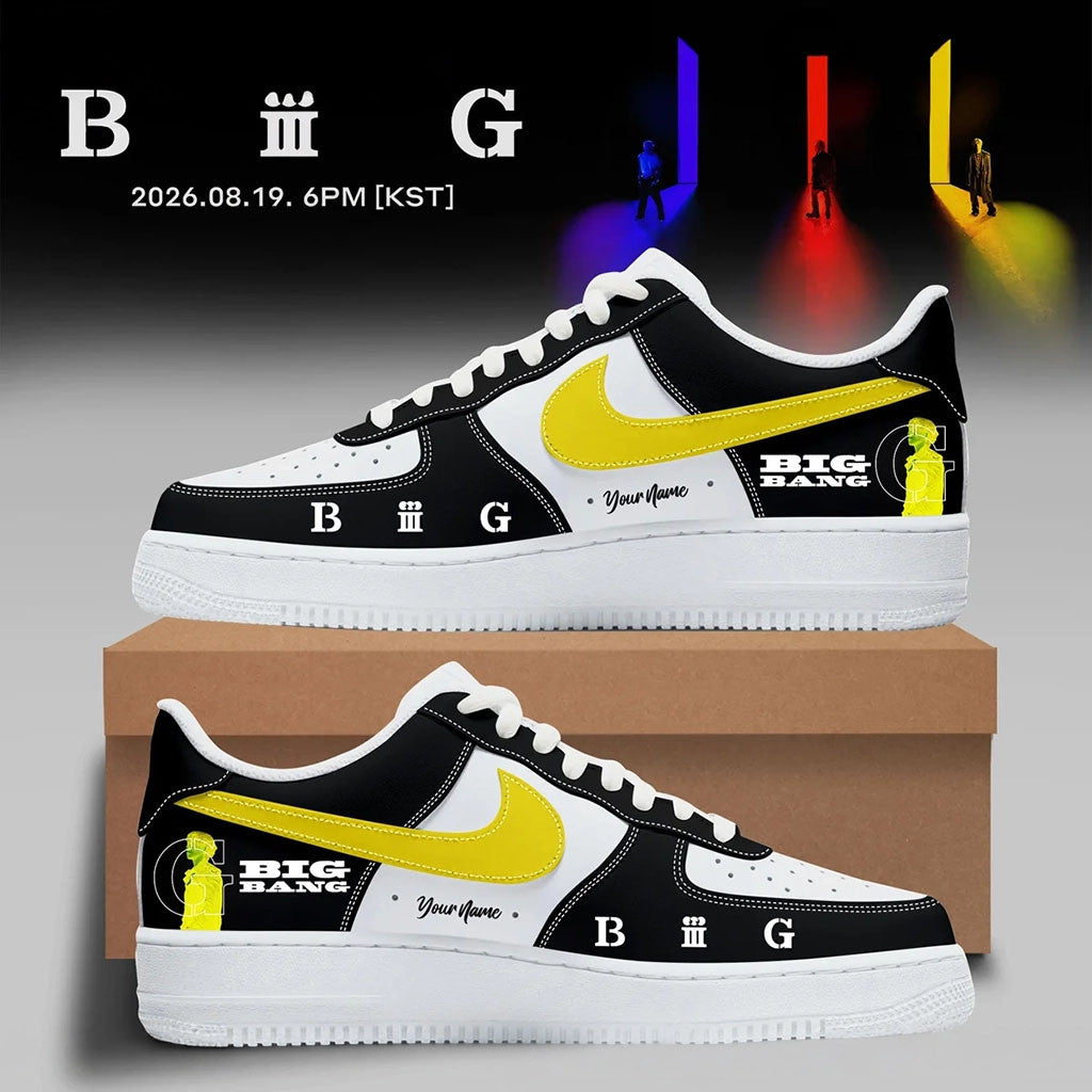 Personalized BigBang 20th Anniversary World Tour 26 27 Shoes Big Bang Kpop Merch Fan Gifts - Merchluma