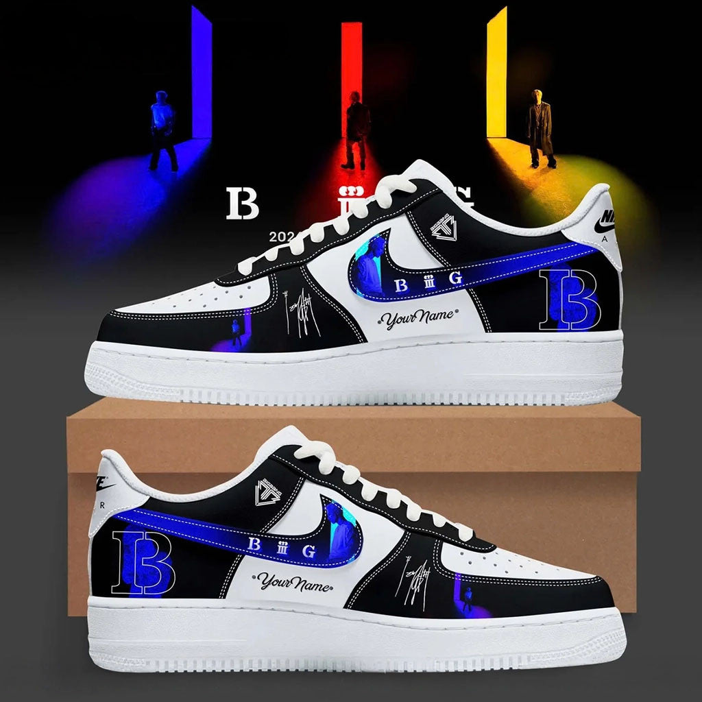 Personalized BigBang 20th Anniversary World Tour 26 27 Sneakers Big Bang Kpop Merch - Merchluma