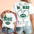 New York Jets Yes I'm A Nurse Halloween Shirt Jets Merch Halloween Gift For Nurse - Merchluma