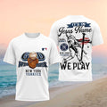 New York Yankees It's In Jesus Name We Play Shirt Yankees Merch Baseball Lover Gift Ideas - Merchluma
