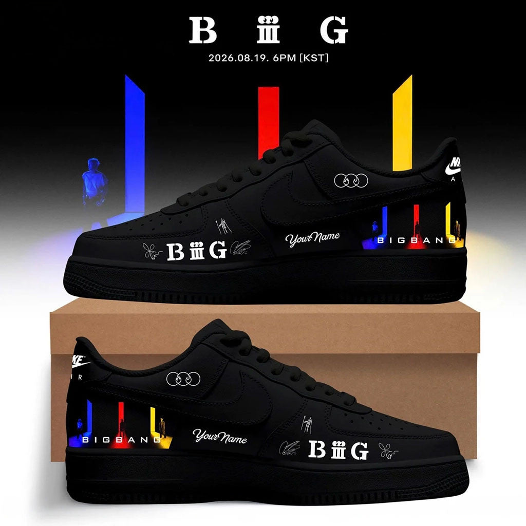 Custom BigBang Merch BigBang 20th Anniversary World Tour 26 27 Sneakers Kpop Gear Gift For Fans - Merchluma