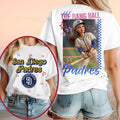 San Diego Padres Grumpy Girl Hit The Dang Ball Shirt Padres Merch Gift Ideas For Baseball Fans - Merchluma