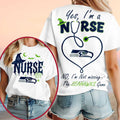 Seattle Seahawks Yes I'm A Nurse Halloween Shirt Seahawks Merch Football Gear Nurses Gifts - Merchluma