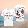 Snoopy x Cleveland Cavaliers Basketball Forever T-Shirt Cavaliers Merch Gifts For Basketball Fan - Merchluma