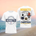 Snoopy x Denver Nuggets Basketball Forever T-Shirt Nuggets Merch Basketball Fan Gift Ideas - Merchluma