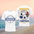 Snoopy x Golden State Warriors Basketball Forever T-Shirt Warriors Merch Basketball Fan Gear - Merchluma