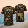 Buffalo Football Deer Camo Hunt Club Born In The Woods Shirt Buffalo Bills Merch Game Day Gifts - Merchluma