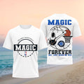 Snoopy x Orlando Magic Basketball Forever T-Shirt Orlando Magic Merch Basketball Fan Gear - Merchluma