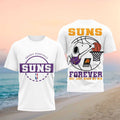 Snoopy x Phoenix Suns Basketball Forever T-Shirt Phoenix Suns Merch Basketball Fan Apparel - Merchluma
