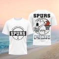 Snoopy x San Antonio Spurs Basketball Forever T-Shirt Spurs Merch Basketball Fan Gifts - Merchluma