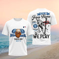 Tampa Bay Rays It's In Jesus Name We Play Shirt Rays Merch Presents For Baseball Lovers - Merchluma