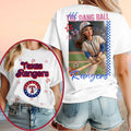 Texas Rangers Grumpy Girl Hit The Dang Ball Shirt Rangers Merch Presents For Baseball Lovers - Merchluma