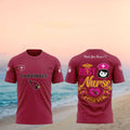 Arizona Cardinals Best Nurse Forever Stethoscope Shirt Arizona Cardinals Merch Gift For Nurse - Merchluma