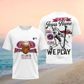 Atlanta Braves Baseball It's In Jesus Name We Play Shirt Braves Merch Gifts For Baseball Fans - Merchluma